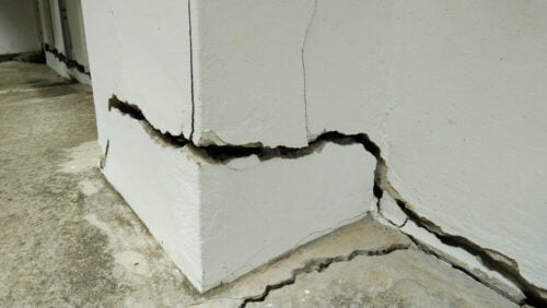 foundation crack